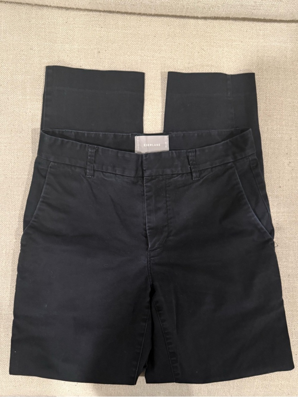 EVERLANE Black Slim Straight Pants Size 28x30